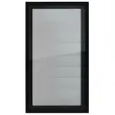 Витрина для шкафа Delinia «Лайн» 40x70 см, алюминий/стекло, цвет светло-серый