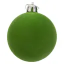 Шар ёлочный, 6 см, цвет зеленый