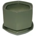 Горшок цветочный Goncar Меркурий 11x13.5x11 см v1 л керамика зелёный