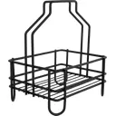 Корзинка для хранения на ножках 20x15x23.5 см цвет чёрный