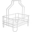 Корзинка для хранения на ножках 20x15x23.5 см цвет белый