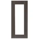 Витрина для шкафа Delinia «Фрейм тёмный» 40x92 см, ЛДСП, цвет коричневый