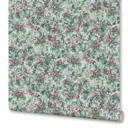 Обои флизелиновые Euro Decor Rosalina зелёные 1.06 м 1159-09