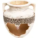 Амфора Коринф малая 23x23x29 см v6 л шамотная глина бежевый