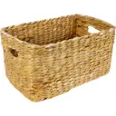 Корзина стеллажная Золотое Плетение S 39x28x21 см 22 л гиацинт цвет бежевый
