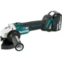 УШМ (болгарка) бесщеточная аккумуляторная Makita 198831-0, 18 В Li-ion 4х3 Ач, 125 мм