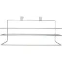 Полотенцедержатель с полкой 40x16x12 см цвет белый