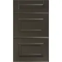 Двери для шкафа Delinia «Леда серая» 40x70 см, МДФ, цвет серый, 3 шт.