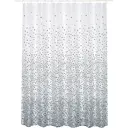 Штора для ванны Droplets 180x180 см, полиэстер, цвет белый