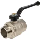 Кран шаровой прямой Bugatti DN40 PN50 1 1/2" НР/ВР латунь ручка рычаг