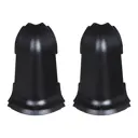 Угол для плинтуса внешний Easy Line 42 «Чёрный» 2 шт.