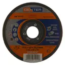 Круг отрезной по металлу Dexter, тип 41, 115x3x22.2 мм