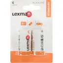Батарейка Lexman C (LR14) алкалиновая 2 шт.