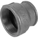 Муфта внутренняя резьба 1 1/2"х2" мм ковкий чугун цвет чёрный