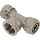 Тройник комбинированный Valtec 20x3/4"x20 мм ВР латунь VTM.332