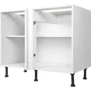 Каркас напольный угловой 100x70x56 см, ЛДСП, цвет белый