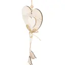 Украшение ёлочное «Сердечко», 11 см, дерево