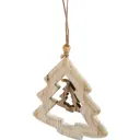 Украшение ёлочное «Ёлочка», 11 см, дерево