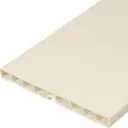 Цоколь для кухни 240x15 см, ПВХ, цвет ванильный