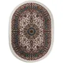 Ковер полипропилен Шахреза D206KМ 120x170 см цвет кремовый