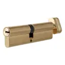 Цилиндр Apecs SM-100-C-G, 50x50 мм, ключ/вертушка, цвет золото