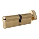 Цилиндр Apecs SM-90(40C/50)-C-G, 40x50 мм, ключ/вертушка, цвет золото