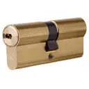 Цилиндр Abus 30х30 мм, ключ/ключ, цвет золото