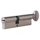 Цилиндр Kale 164SM-110-C-NP, 45х55 мм, ключ/вертушка, цвет никель