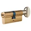 Цилиндр Kale 164BM-72-C-BP, 30х32 мм, ключ/вертушка, цвет золото