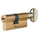 Цилиндр Kale 164BM-68-C-BP, 26х32 мм, ключ/вертушка, цвет золото
