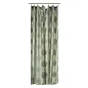 Штора на ленте «Цветы» 200х270 см жаккард цвет ментоловый