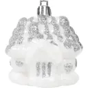 Набор ёлочных украшений «Домик белый», 6 см, 3 шт.