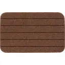 Коврик Como 50x80 см полипропилен цвет коричневый/чёрный