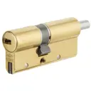 Цилиндр Cisa AP4S 0P3S2-29.66, 40x10x40 мм, ключ/шток, цвет латунь, без вертушки