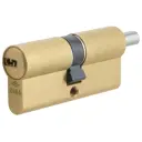 Цилиндр Cisa Astral ОА312-29.00, 40x10x40 мм, ключ/шток, цвет латунь, без вертушки