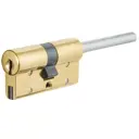 Цилиндр Cisa RS3 OL3S7-90.66, 45x10x25 мм, ключ/шток, цвет латунь, без вертушки