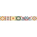 Бордюр настенный Azori «Festa Maiolica» 50.5x6.2 см разноцветный