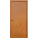 Дверь межкомнатная глухая Лилия 90x200 см, ПВХ, цвет миланский орех