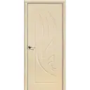 Дверь межкомнатная глухая Лилия 90x200 см, ПВХ, цвет белёный дуб