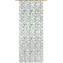 Штора на ленте «Baise», 140х260 см, цветы, цвет белый/зелёный