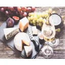 Картина на холсте «Сыр и вино» 40х50 см