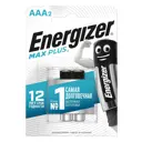 Батарейка Energizer Max Plus алкалиновая LR03 AAA 2 шт.