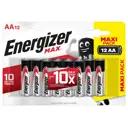 Батарейка алкалиновая Energizer Max AA/LR6 FSB 12 шт.