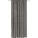 Штора на ленте «Alfonsina», 140х260 см, геометрия, цвет серый