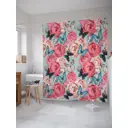 Шторка для ванной Бабочки в пионах 180x200 см sc_13616