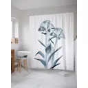 Шторка для ванной Мечтательные цветы 180x200 см