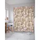 Штора для ванной JoyArty Морские декорации из ткани, 180x200 см с крючками