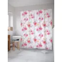 Штора для ванной JoyArty Милые розы из ткани, 180x200 см с крючками