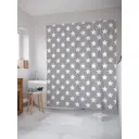 Шторка для ванной JoyArty Классические звезды из ткани, 180x200 см с крючками