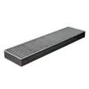 Конвектор внутрипольный КЗТО Бриз B 260x120x3000 мм серый